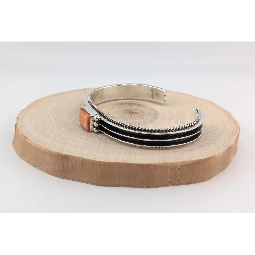 Native‎ American Bracelet Handmade and Signed Navajo Jewelry size 7 ***